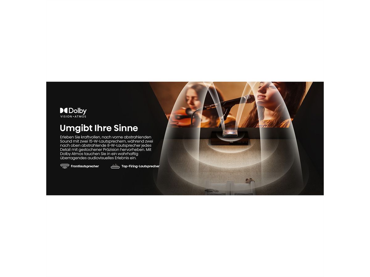 Hisense Laser TV PT1, 80"-120", 2500AL, 4K