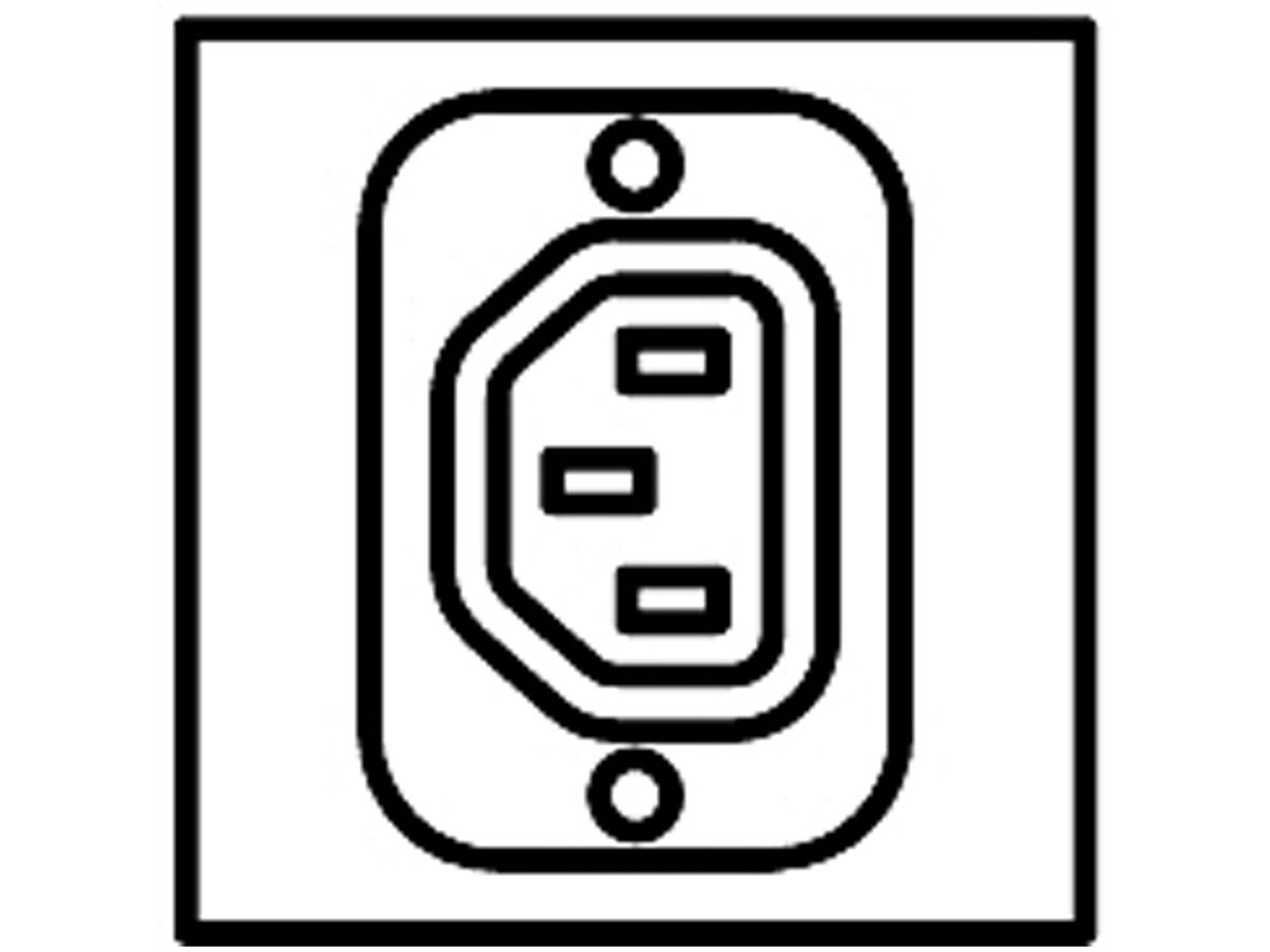 Bâtis de prises SCHROFF, IEC C13 avec câble de raccordement ouvert, 12x IEC C13, 19"