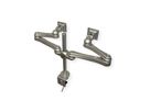 ROLINE Bras LCD double, 4 articulations, fixation sur bureau