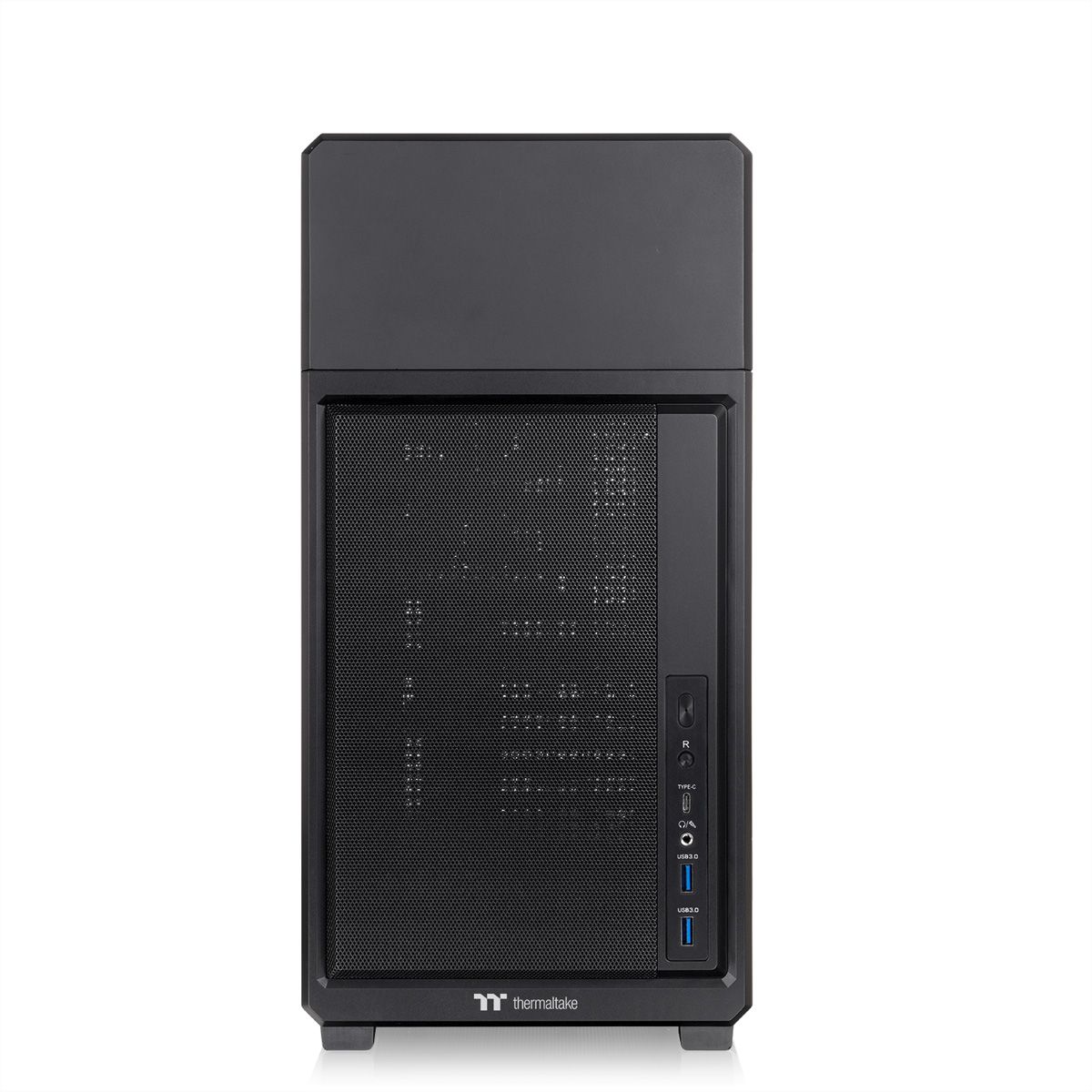Thermaltake TR300 TG Mid Tower ATX Gehäuse, Schwarz