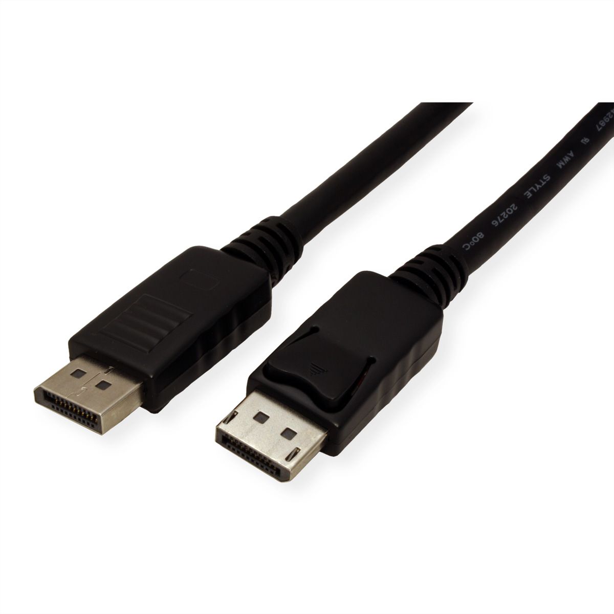 VALUE DisplayPort Kabel, DP ST - ST, schwarz, 2 m