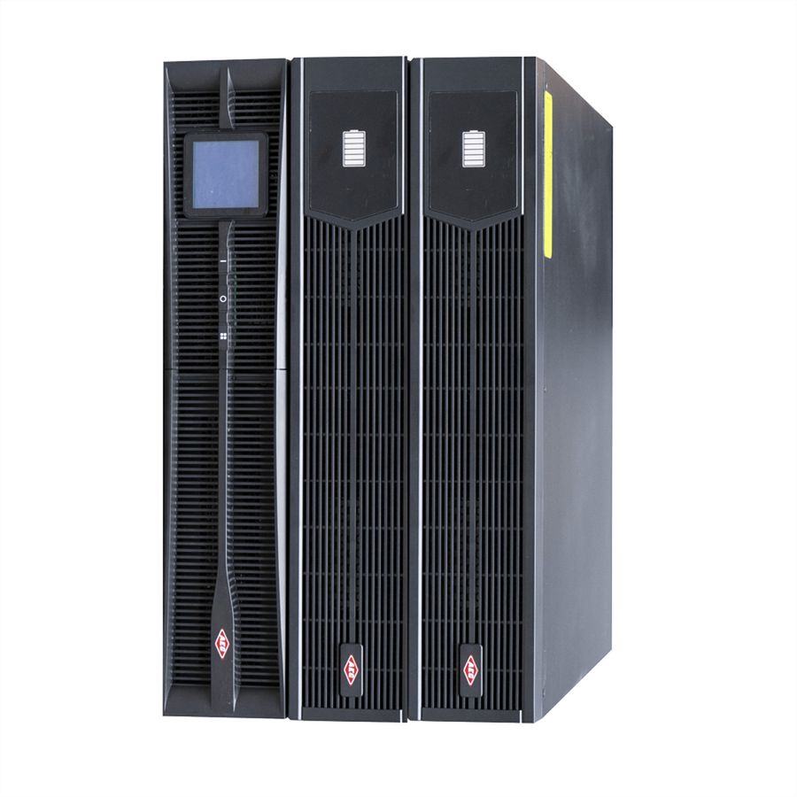 AEC IST3J 2kVA - Online Rack USV – 4x 9Ah interne, 1x 4x 9Ah, 1x 8x 9Ah externe Batterien - 25 Min. Autonomie bei 100% Last