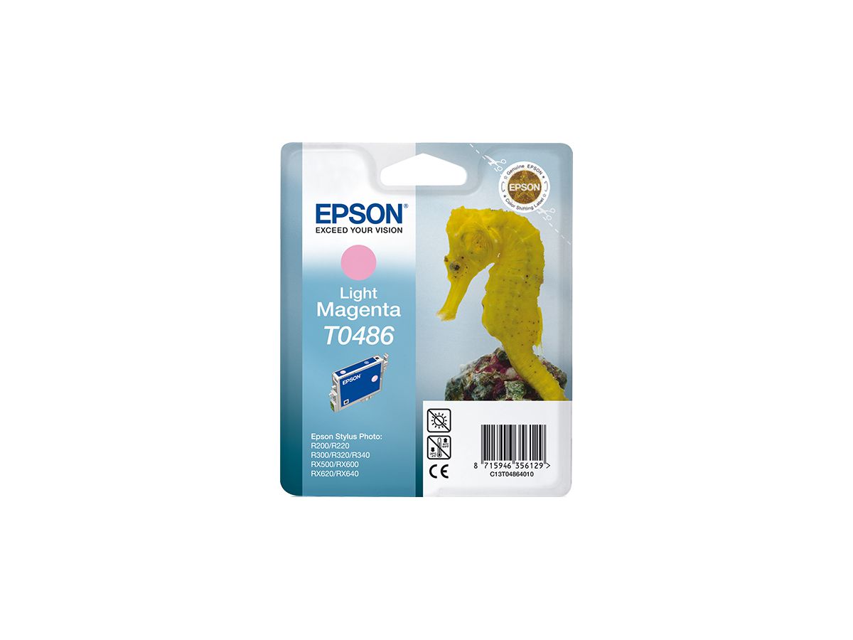Epson Seahorse Singlepack Light Magenta T0486