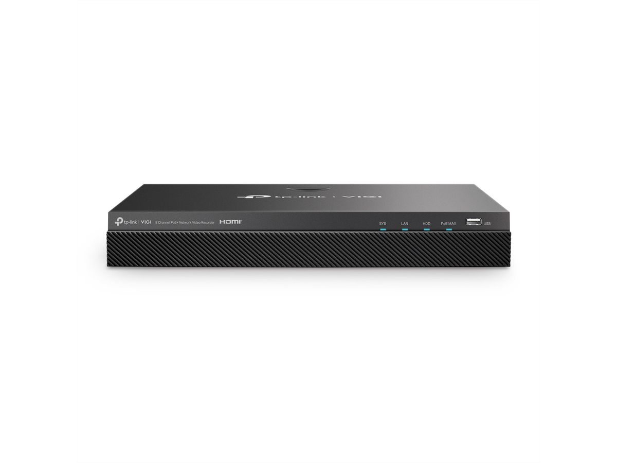 TP-Link NVR2008H-8MP NVR Enregistreur vidéo en réseau 8-CH, 8x PoE
