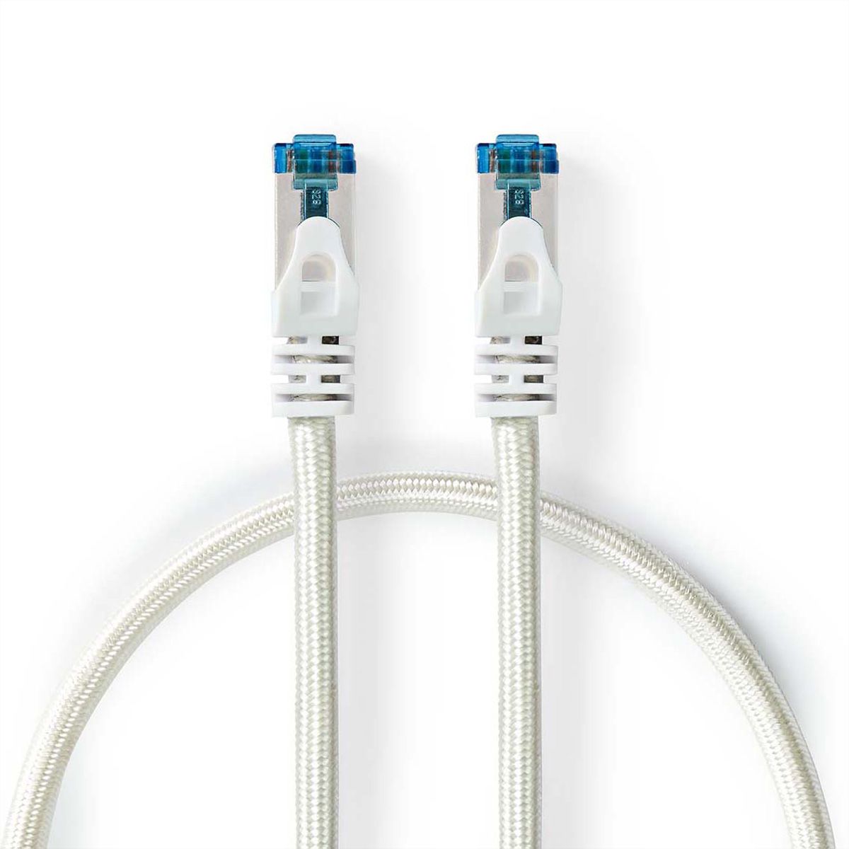 Nedis Cordon réseau S/FTP Cat.6A, blanc, 10m