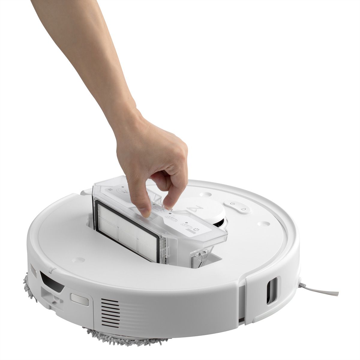 Roborock Aspirateur robot Qrevo Edge 5V1 blanc