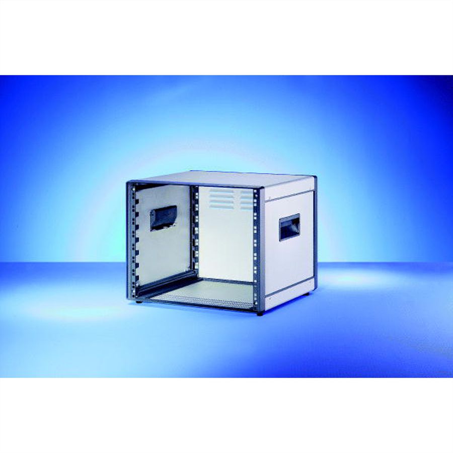 SCHROFF Comptec 19" Desktop Case, non blindé, capot alu, 12 U, 84 HP, 400 mm
