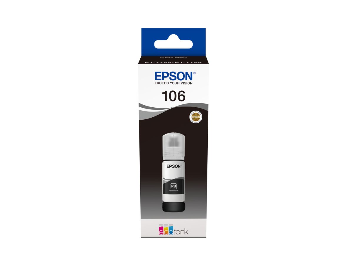 Epson 106 EcoTank Photo Black ink bottle