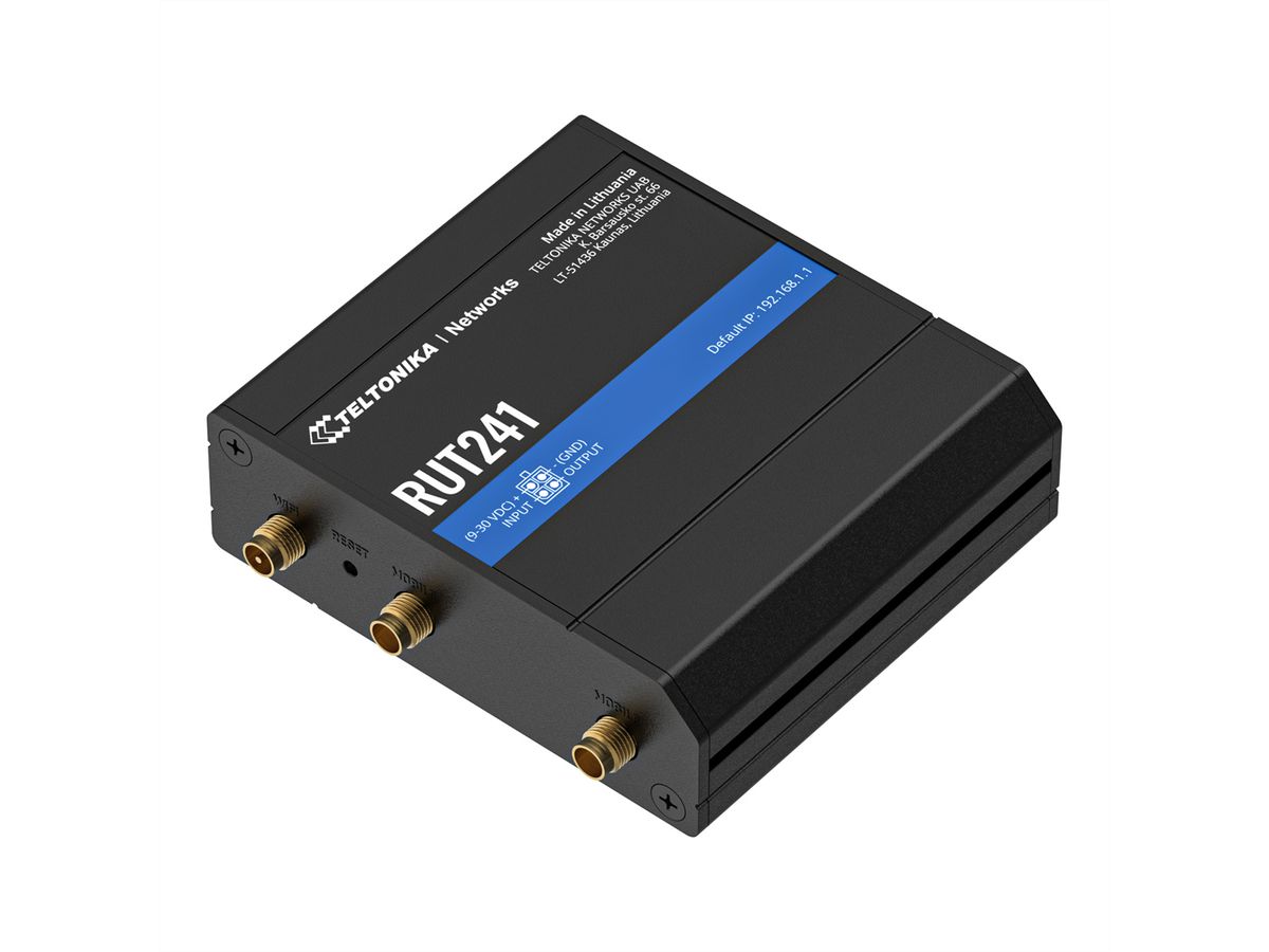 TELTONIKA RUT241 LTE/4G/3G/2G WiFi Industrie Router MEIG-Version SIM