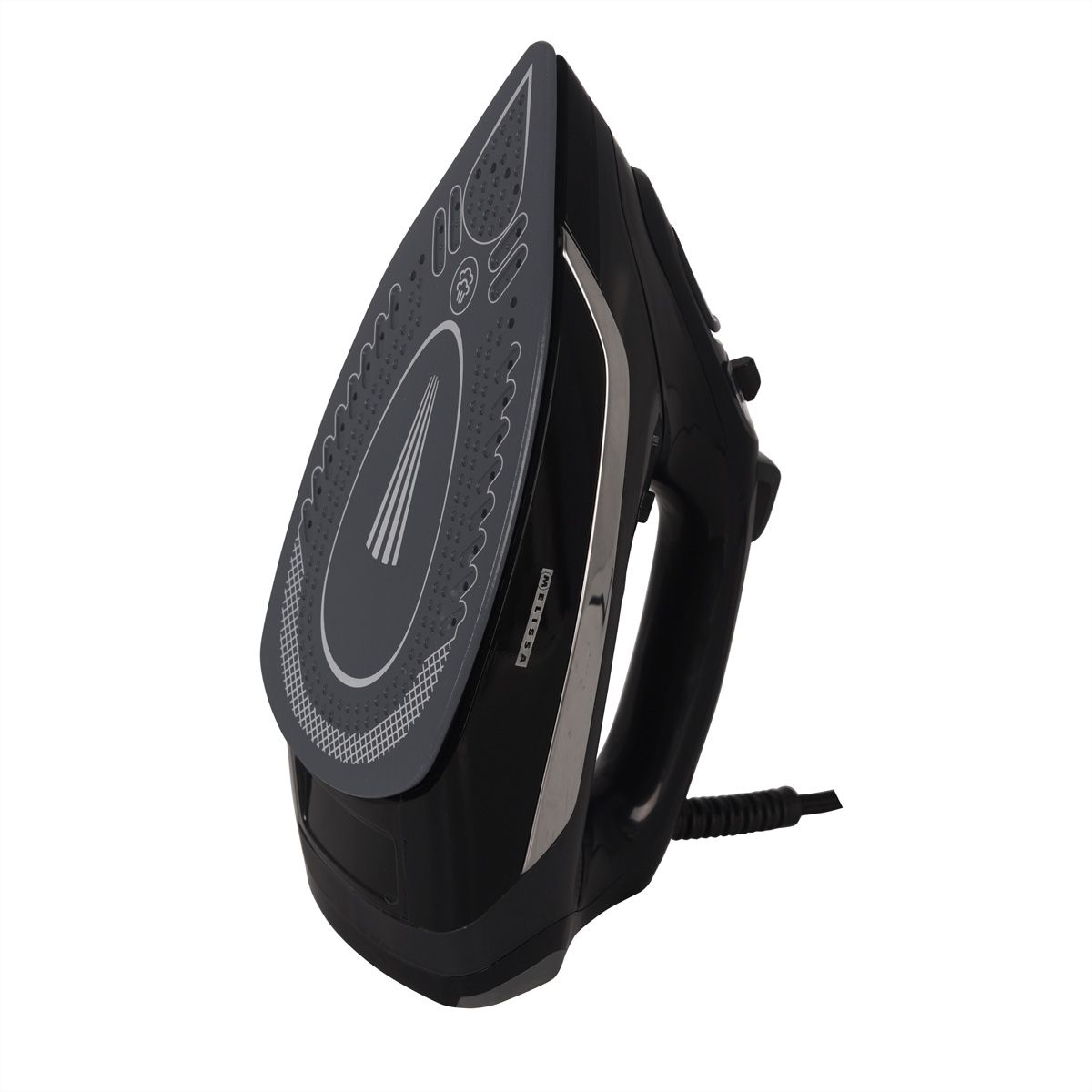 Melissa Fer à vapeur 16390057, avec semelle céramique, noir, 2500W