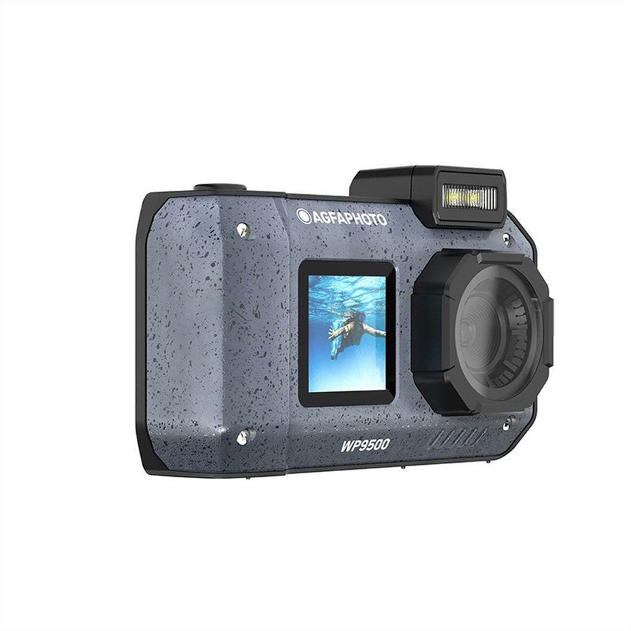Agfa WP9500 Compact Digital Camera, Black, Waterproof