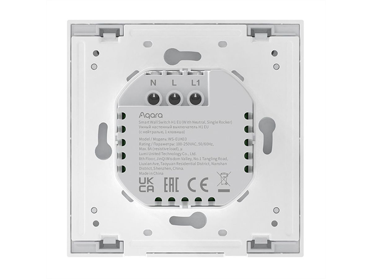 Aqara Wandschalter H1 mit Neutralleiter