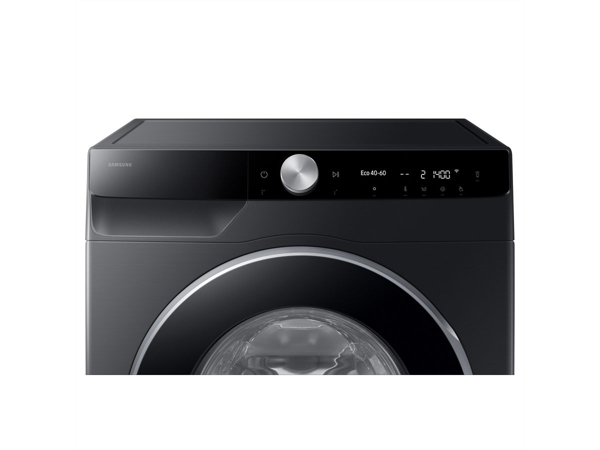 Samsung Waschmaschine WW6000 9kg, A, schwarz, AI EcobubbleTM