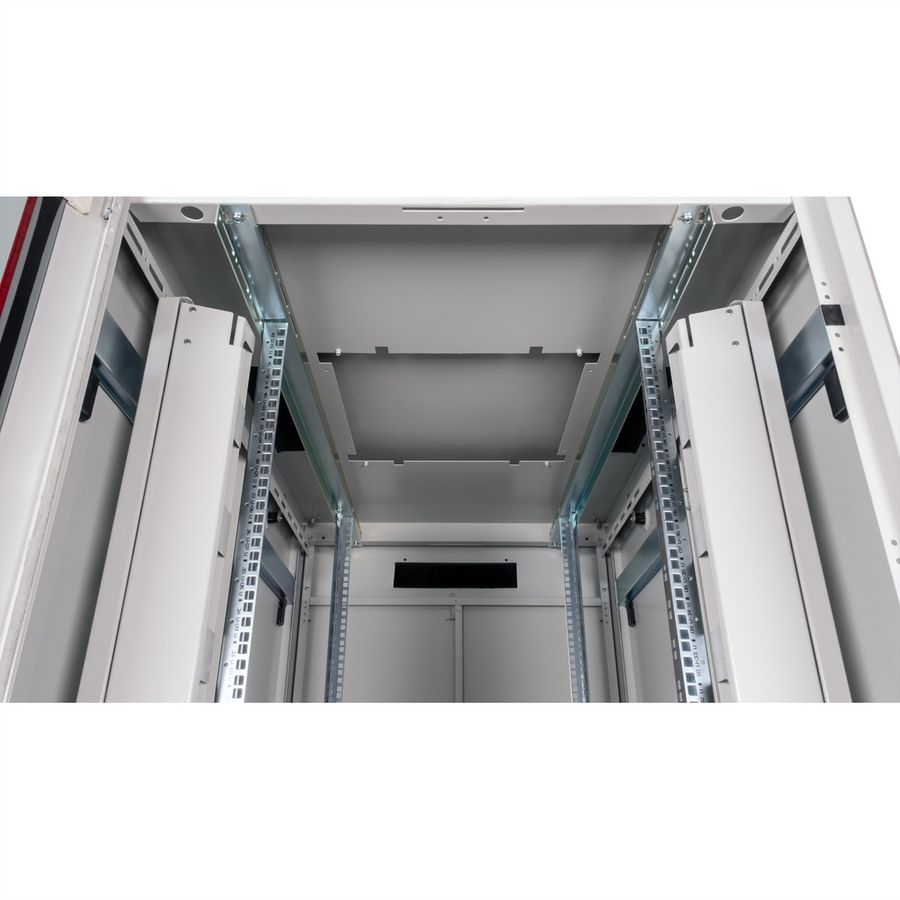 ROLINE 19-Zoll Netzwerkschrank Pro 42 HE, 800x1200 BxT Glastür grau