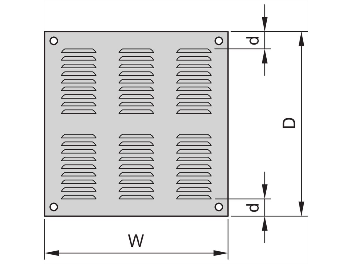 SCHROFF Dach, gekiemt, RAL 7021 - DACH M.KIEMEM 600B 900T 7021