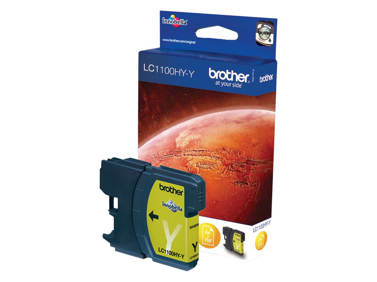 Brother LC-1100HYY Ink Cartridge Tintenpatrone Original Gelb 1 Stück(e)