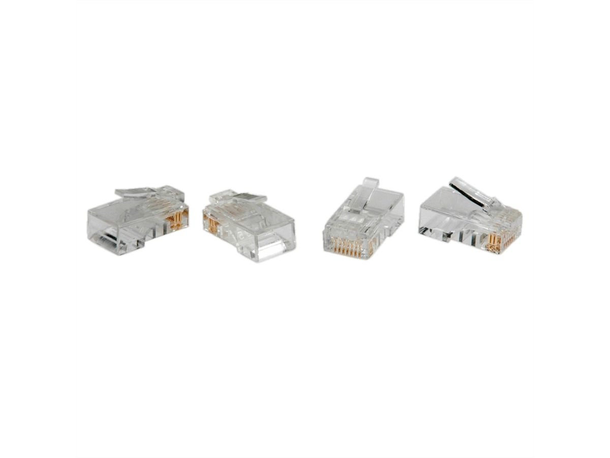 ROLINE Connecteur modulaire non blindé, Cat.6 (Classe E), 10 unités