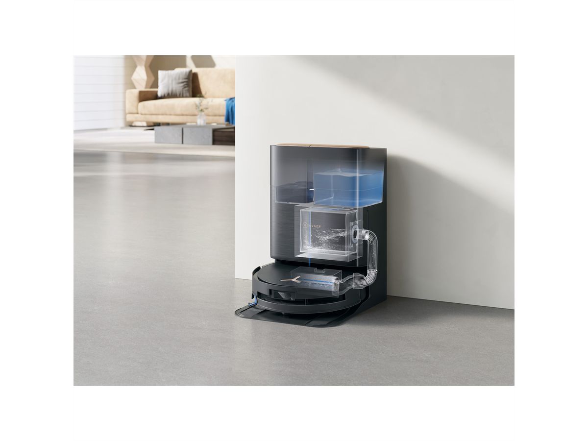 Ecovacs Aspirateur robot X9 PRO OMNI, Deebot, rose