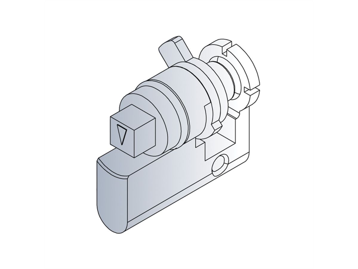 SCHROFF ZYLINDER 8MM SQUARE BIT