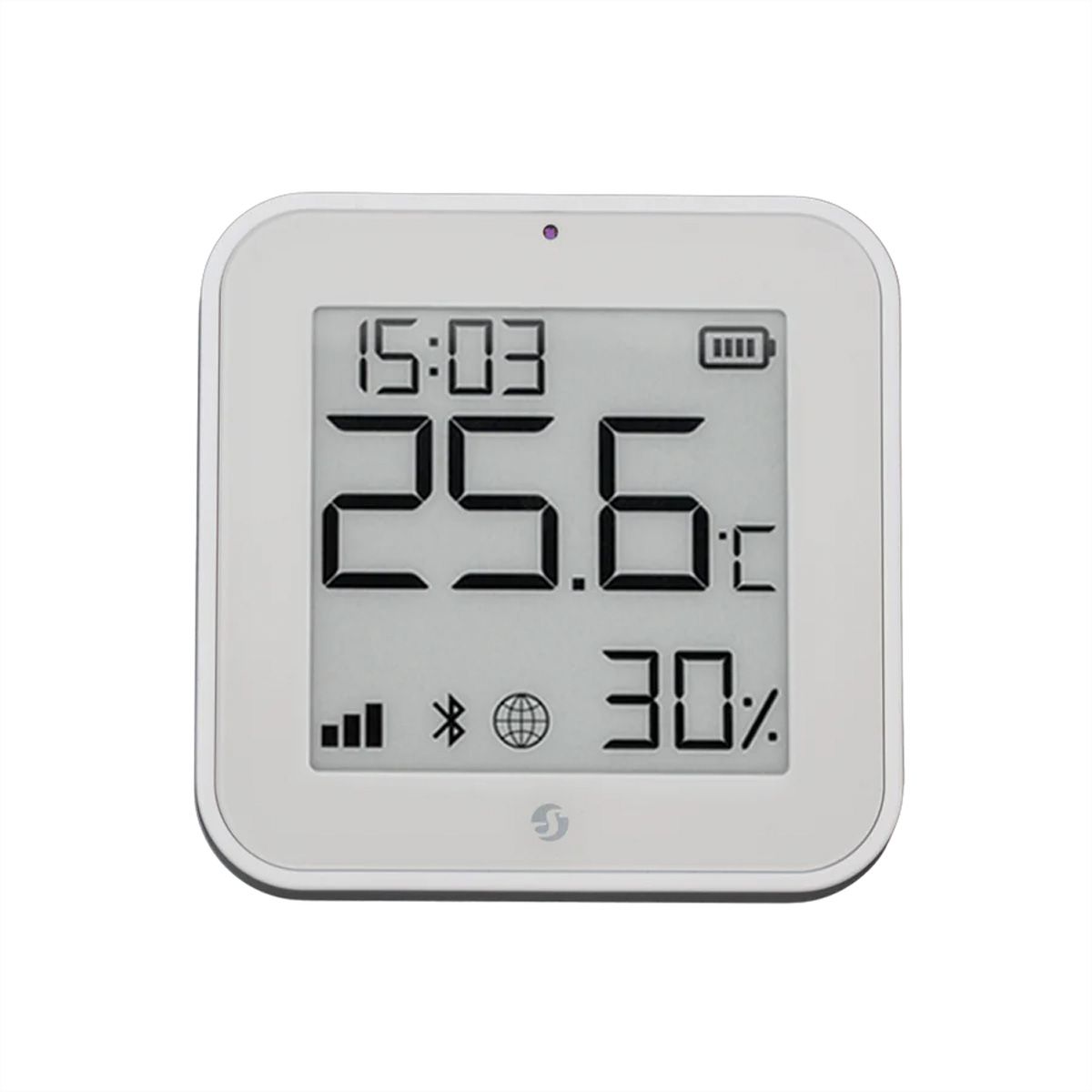 Shelly Luft & Feuchtsdisplay Blu, Zigbee, weiss