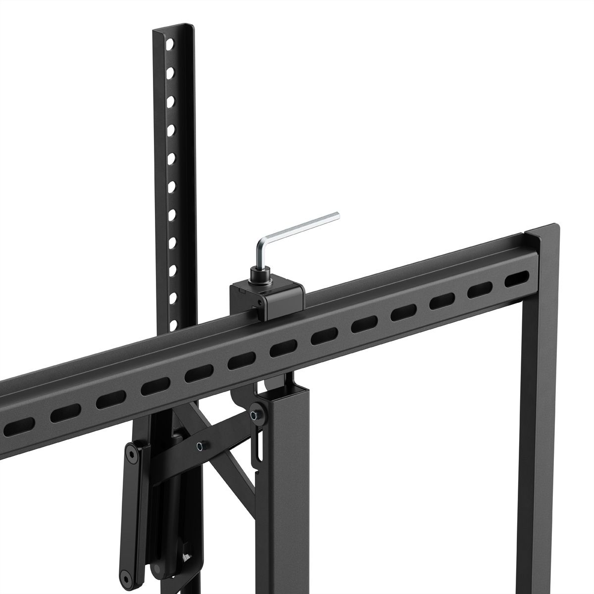 VALUE  Support mural TV, très résistant, télescopique, inclinable, fixe, <80 kg, <266,7cm (105"), 1000 x 600