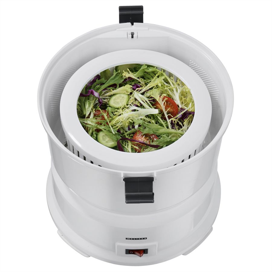 Éplucheur de pommes de terre Melissa 16220008, blanc, incl. essoreuse à salade, 85W