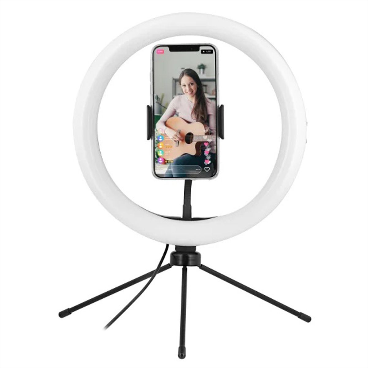T'nB Influence LED Ring 10" inkl. Tripod weiss/schwarz