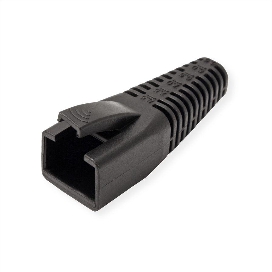 ROLINE Knickschutztülle für RJ-45, 10 Stck, schwarz