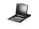 ATEN CL5816N 48cm-LCD KVM Switch USB-PS/2,VGA, 16 Port, UK-Layout