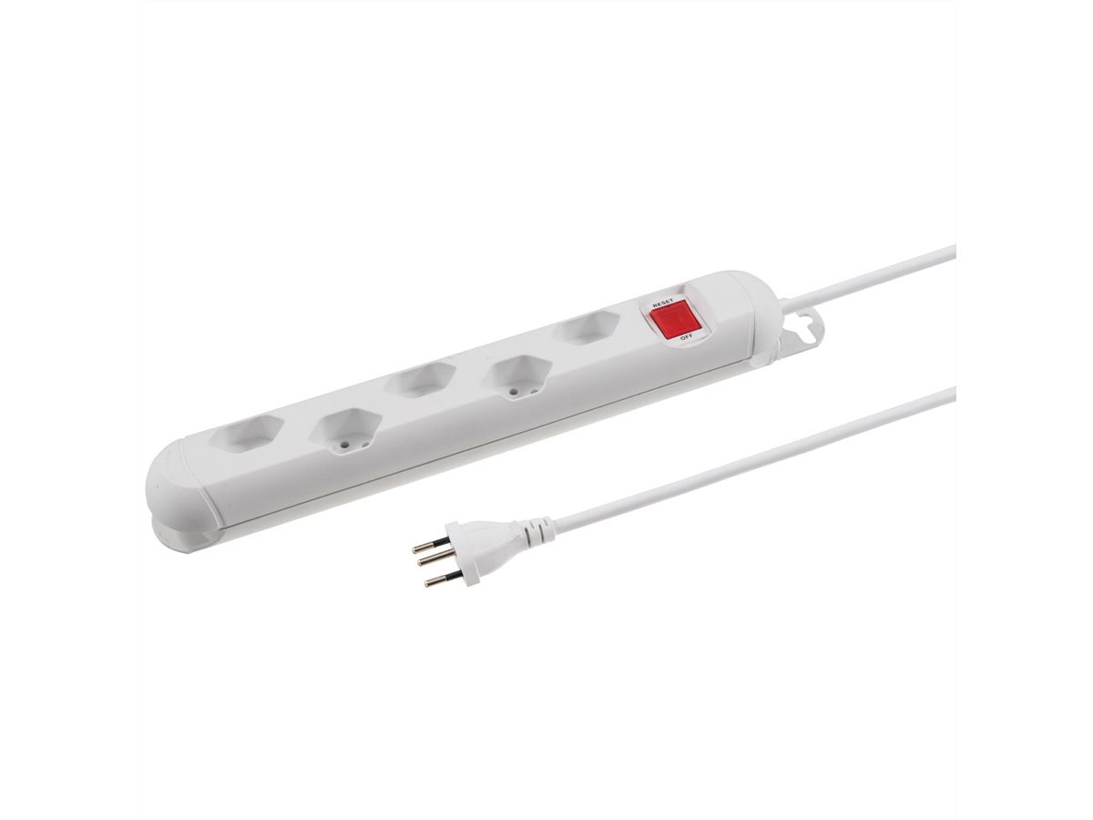 Steffen Steba Strong 5x avec interrupteur, blanc