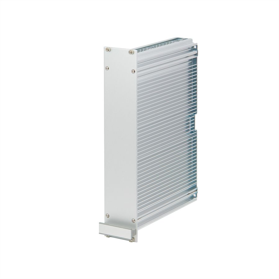 SCHROFF, cadre, type unité enfichable, panneau latéral extrudé, avec ailettes de refroidissement, droite, 6 U, 160 mm