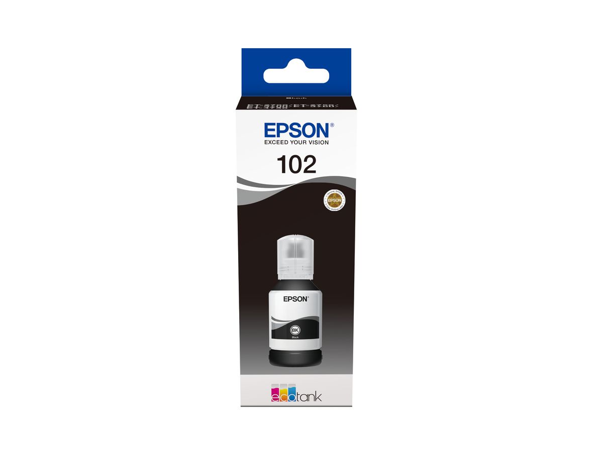 Epson 102 EcoTank Pigment Black ink bottle