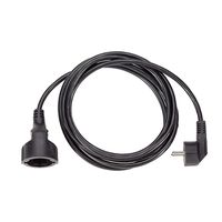 BACHMANN Câble prolongateur 2m noir, ALLEMAND