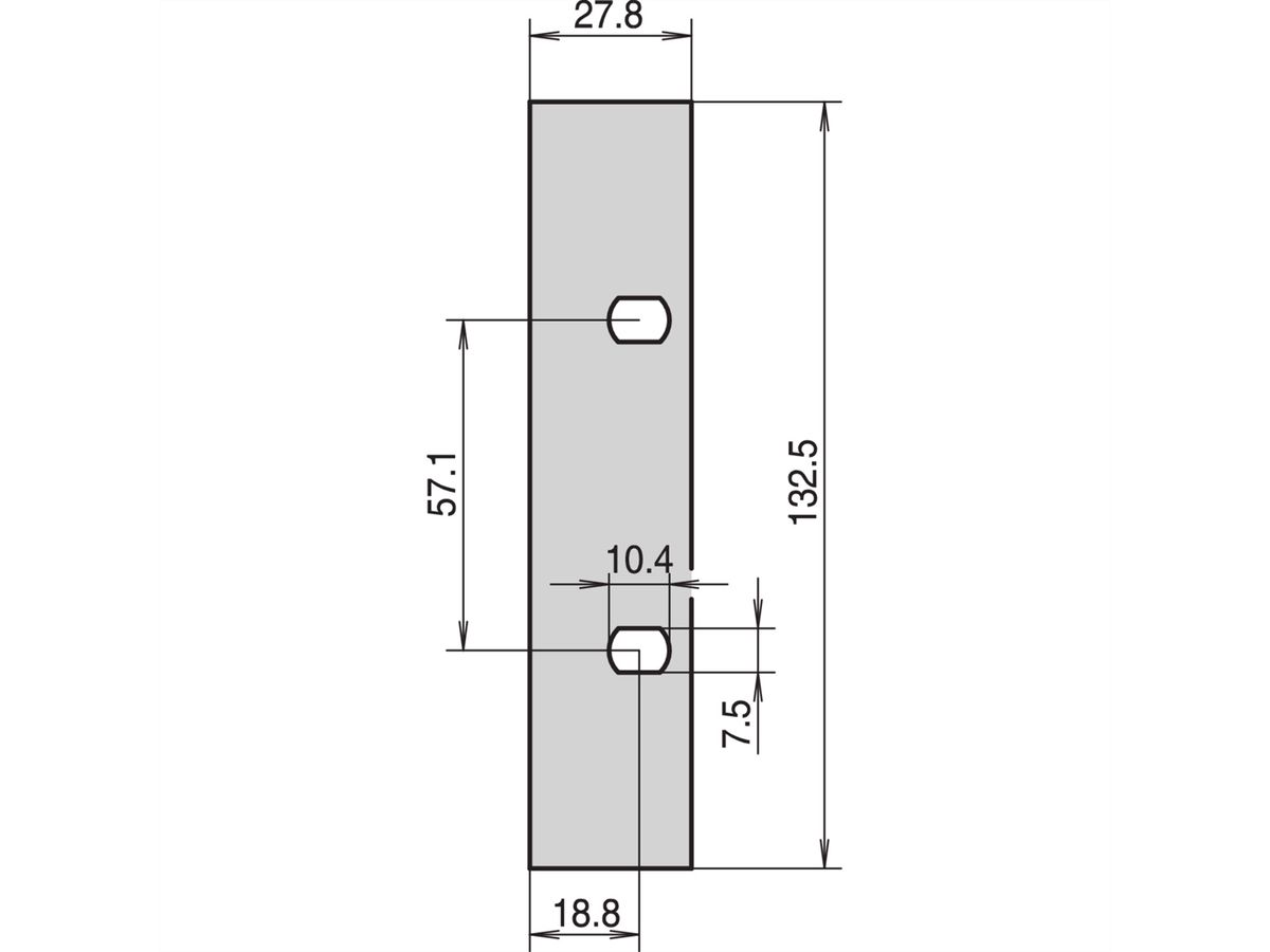 SCHROFF EuropacPRO Couvercle avant pour panneau latéral Type L, 3 U