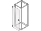 SCHROFF Novastar, porte en verre, angle d'ouverture de 180°, 38 U 553W