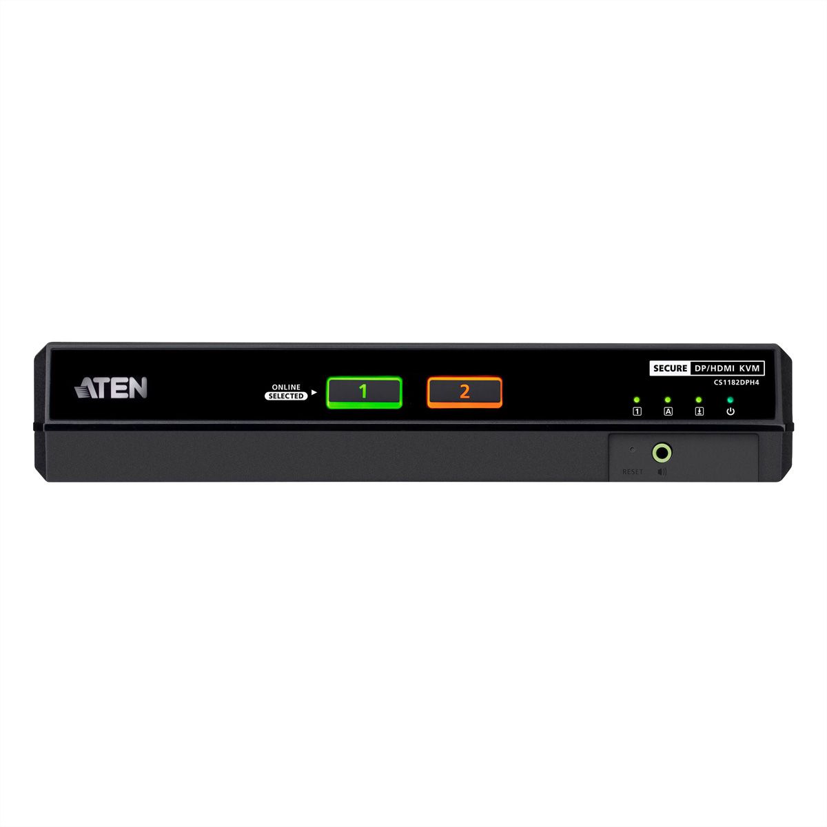 ATEN CS1182DPH4 2-Port USB 5K DP/HDMI, Single Display Universal Secure KVM Switch