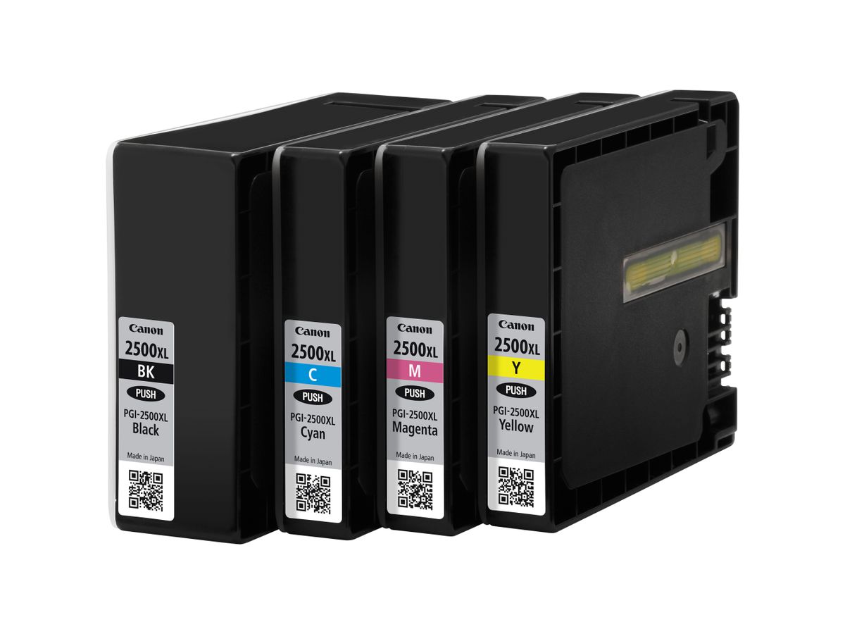 Canon PGI-2500XL Multipack BK/C/M/Y Tinte mit hoher Reichweite