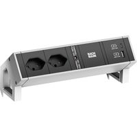 BACHMANN DESK2 2xCH 1xUSB A/C 22W, SUISSE