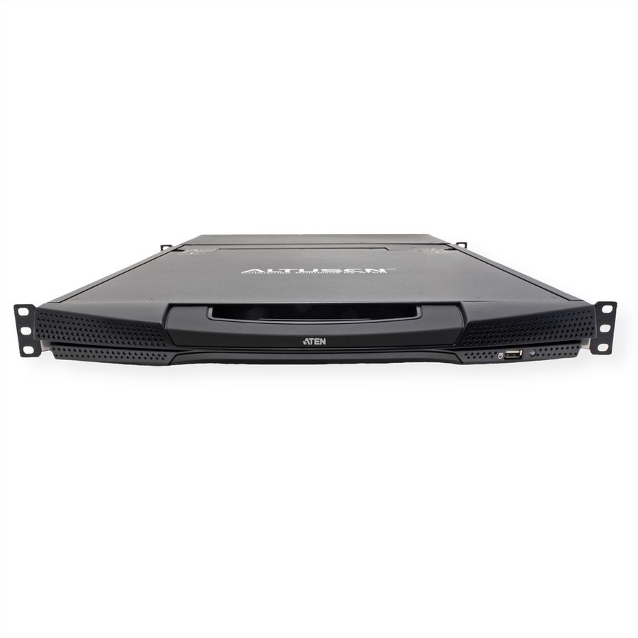 ATEN KL1516AiM KVM Over-IP Switch, 43cm TFT, VGA, PS/2-USB über Kat 5, 16 Port, ES-Layout
