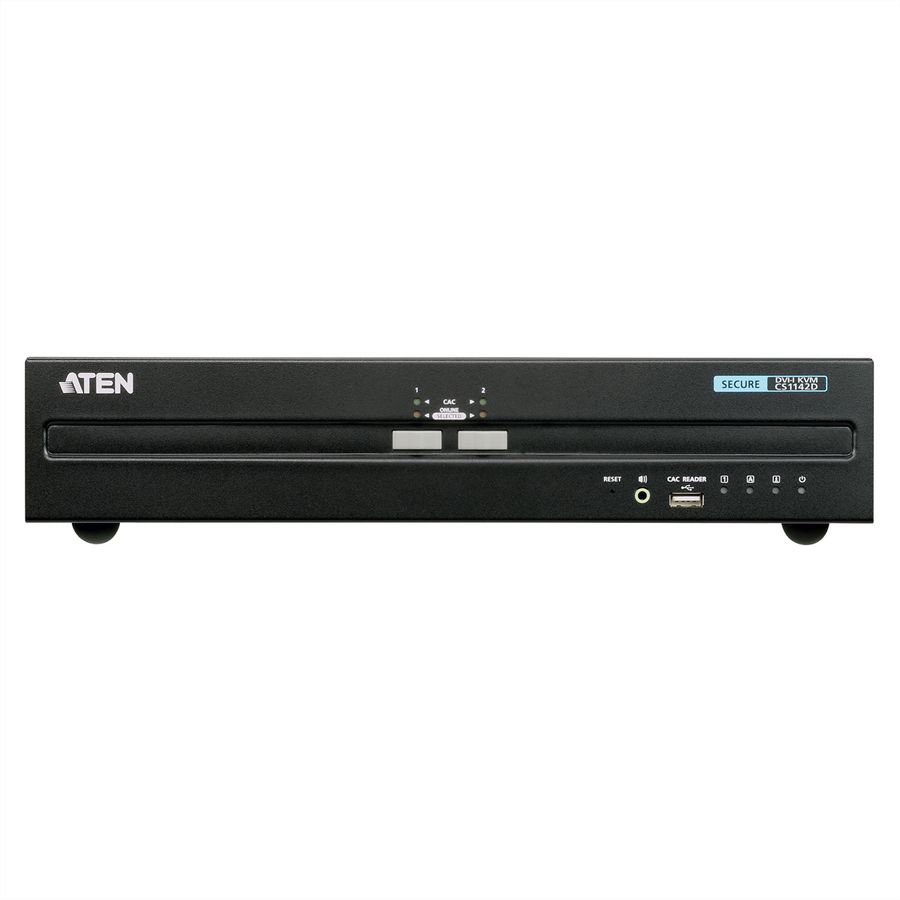 CS1142D Commutateur KVM sécurisé deux affichages DVI USB à 2 ports