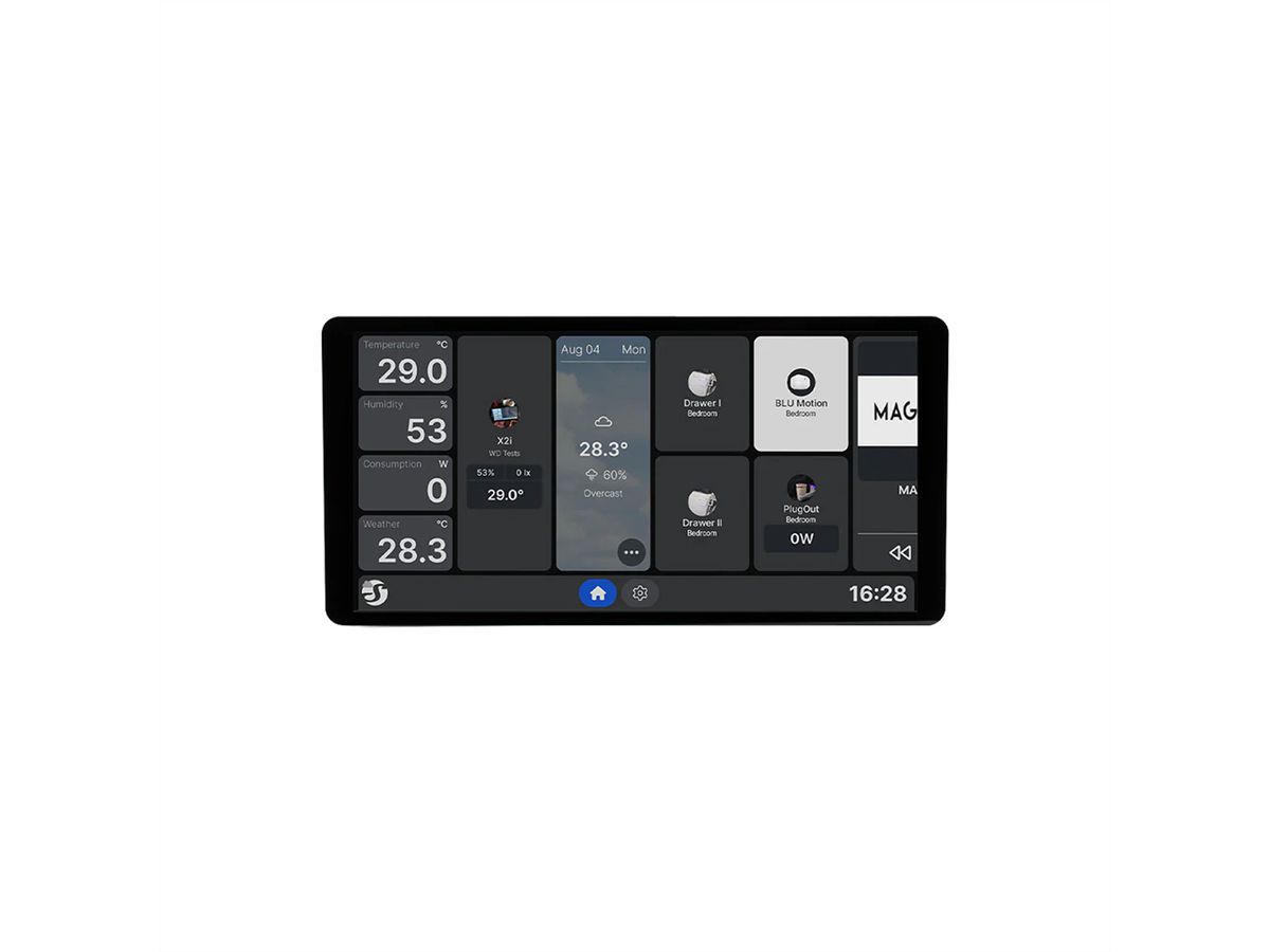 Shelly Wand Display X2i schwarz