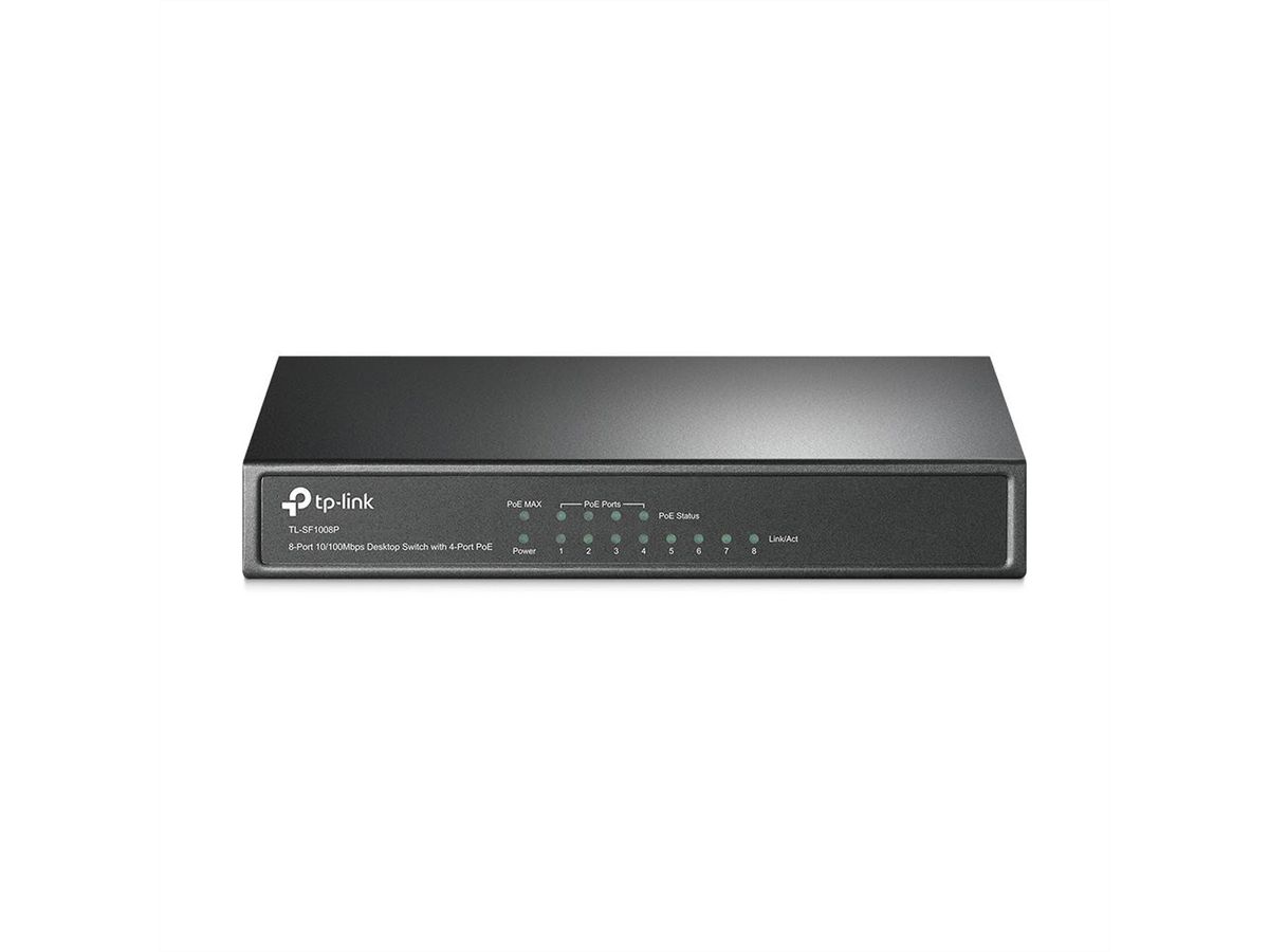 TP-Link TL-SF1008P PoE Switch , 4x 10/100 Mbps PoE Ports