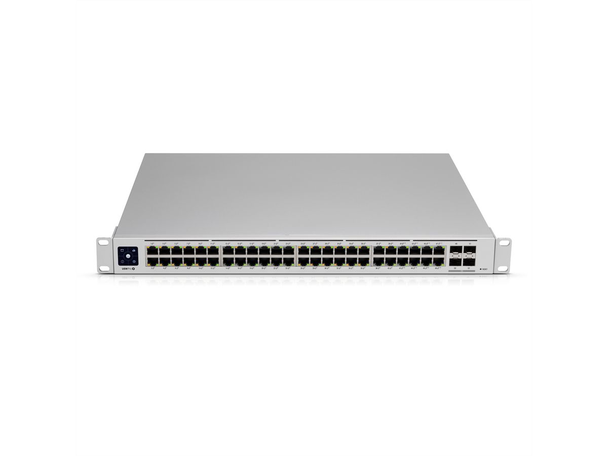 UBIQUITI USW-Pro-48-POE 802.3at/bt Gen2 48-Port PoE Gigabit Switch mit SFP+