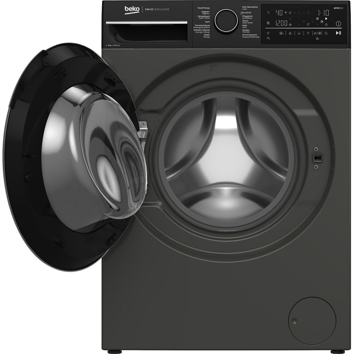 Beko lave-linge WM520, 9kg, A-10%, manhattan gray