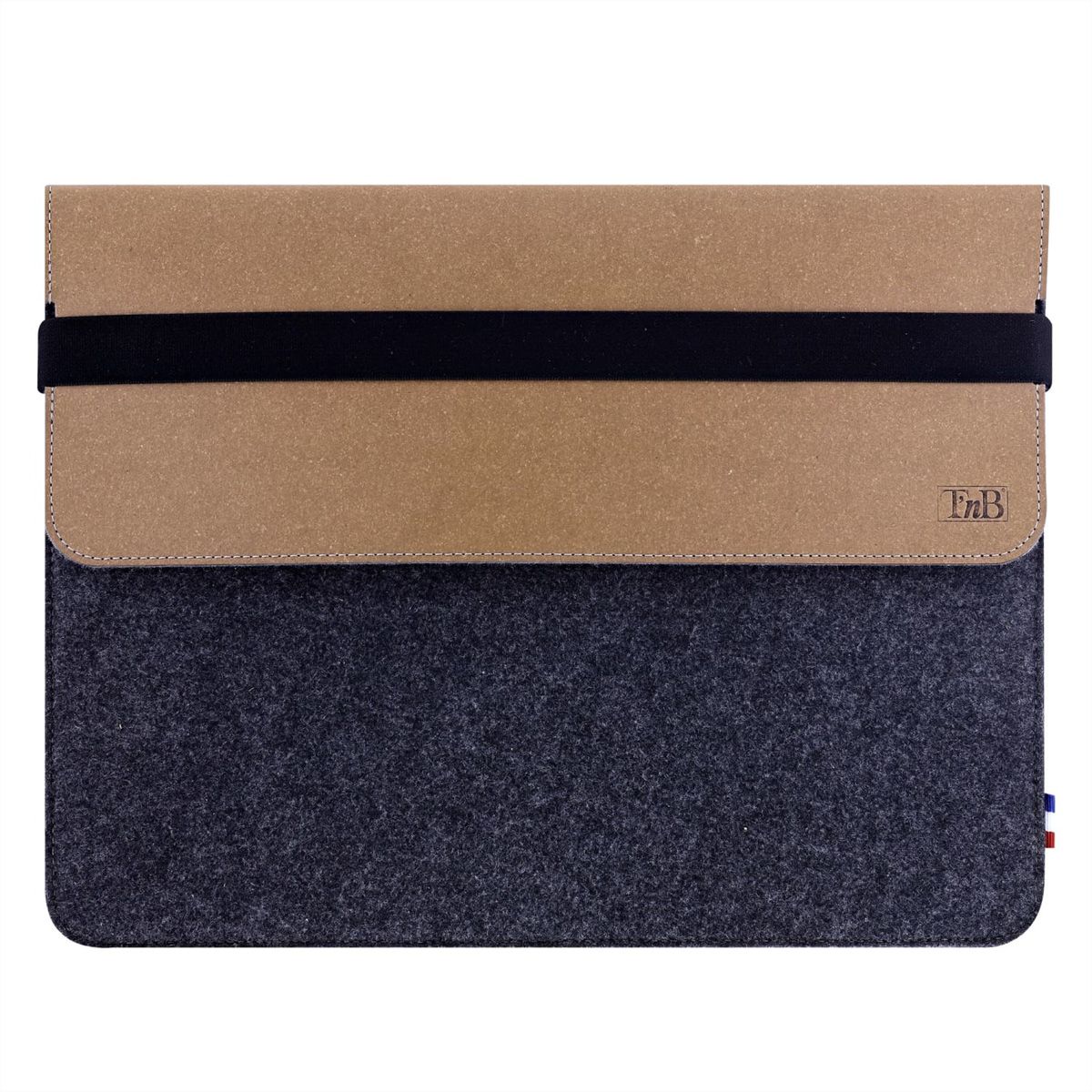 T’nB Laptop-Hülle 13–14", Braun/Grau