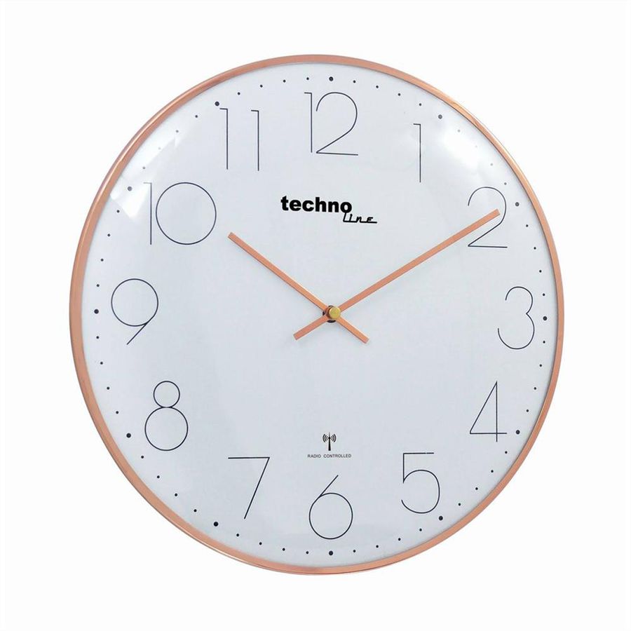 TechnoLine horloge murale WT8240 or rose