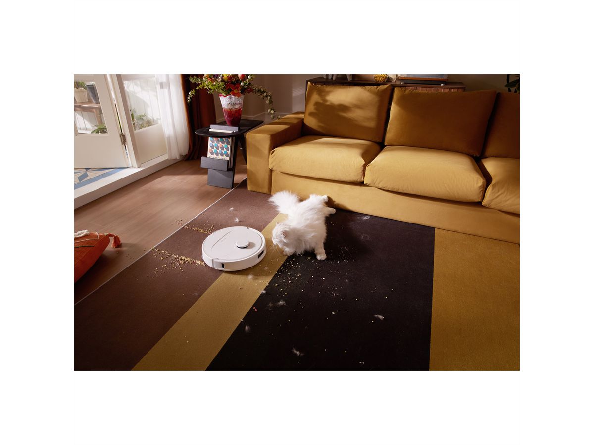 Roborock Aspirateur Qrevo S ProX blanc, Robot aspirateur/balayeur