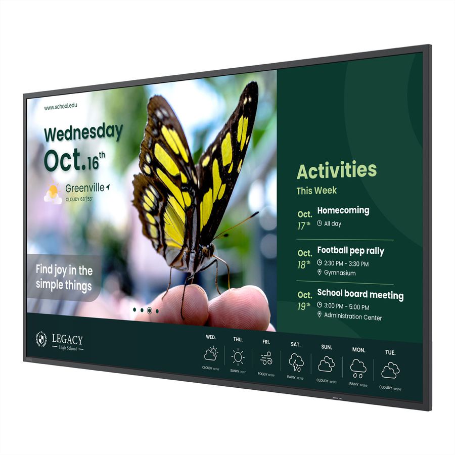 BenQ Signage Display ST4304, 43", 18/7, UHD, 350cd/m²