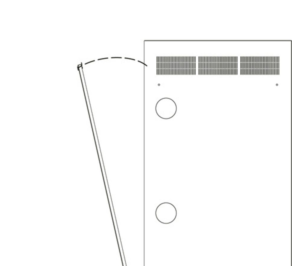 Middle Atlantic Products WR-RAP-37 Rack Zubehör Rear access panel