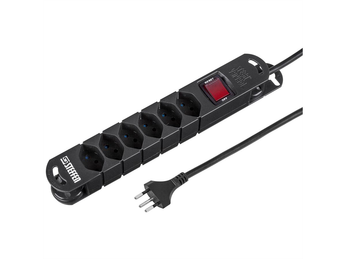 Steffen Steba Variabl 6x avec interrupteur, noir